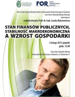 plakat Balcerowicz