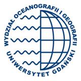 Uniwersytet Gdański Wydział Oceanografii i Geografii