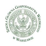 Szkoła Główna Gospodarstwa Wiejskiego w Warszawie Wydział Socjologii i Pedagogiki