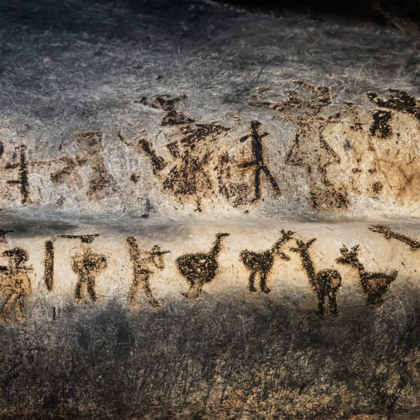 Ancient cave drawings