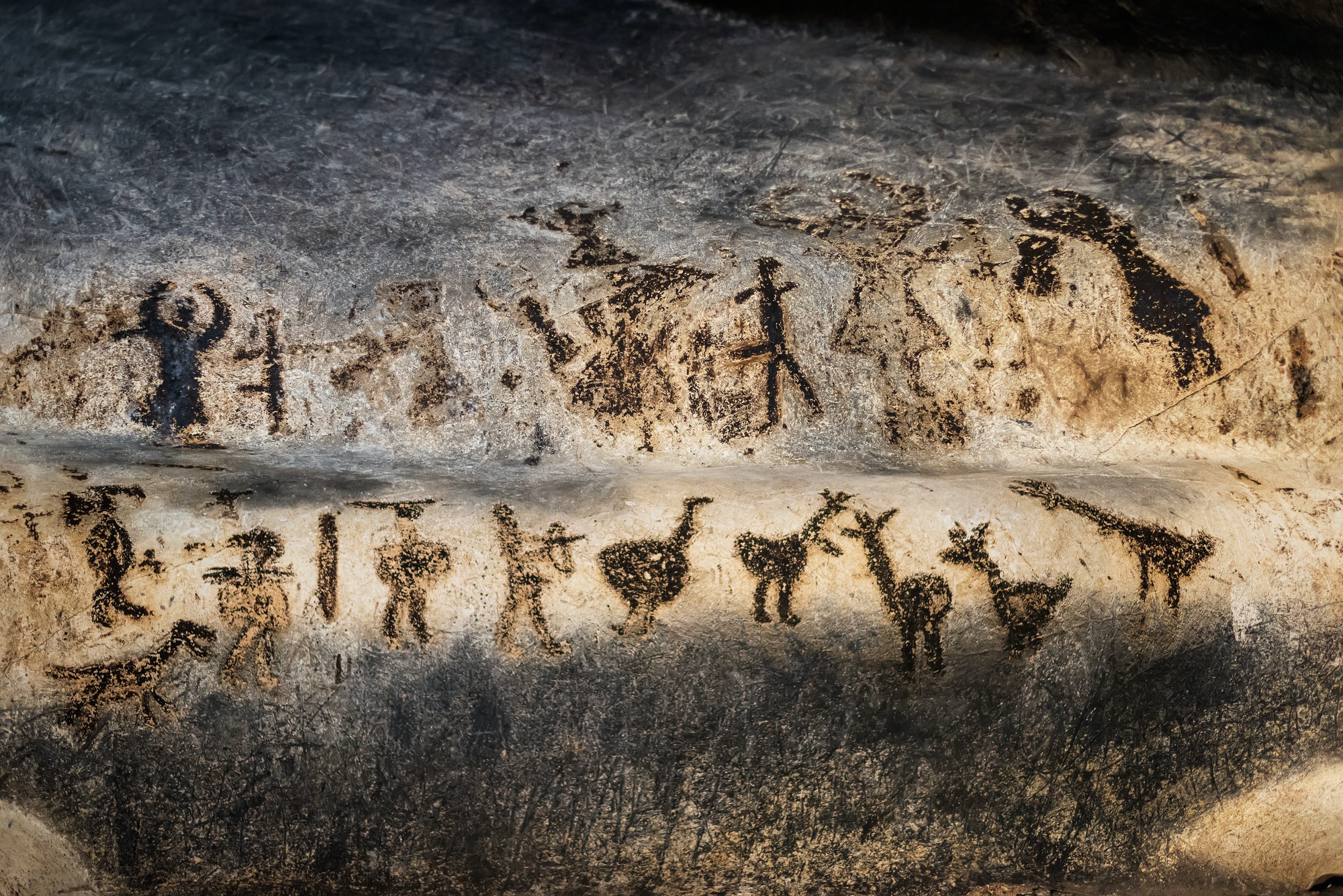 Ancient cave drawings