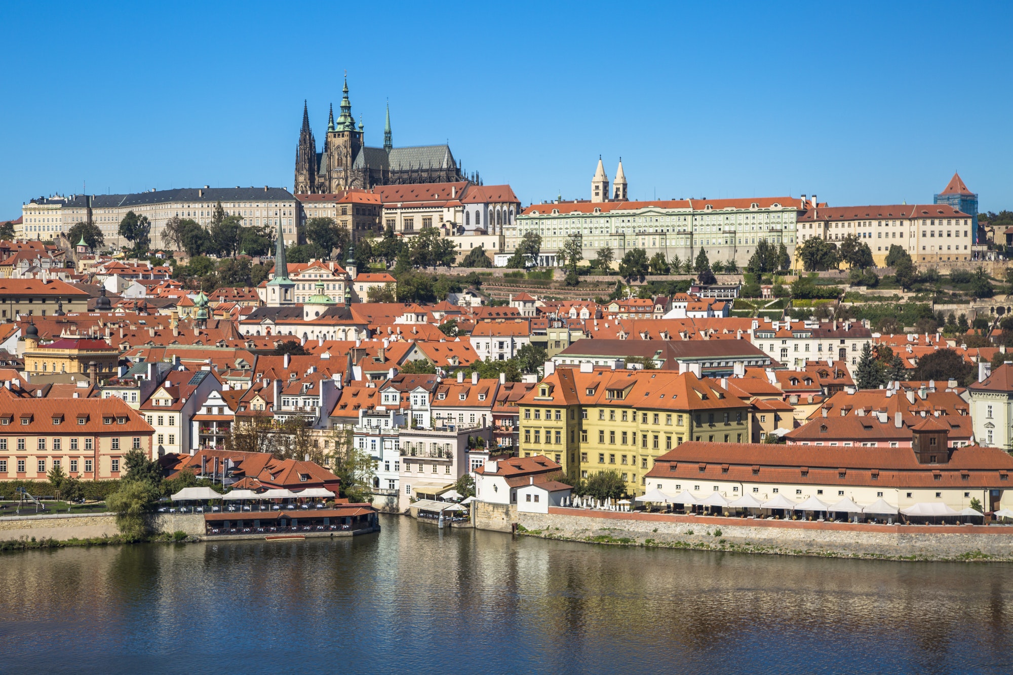 Old town of Prague and Prague castle, Czech Republic