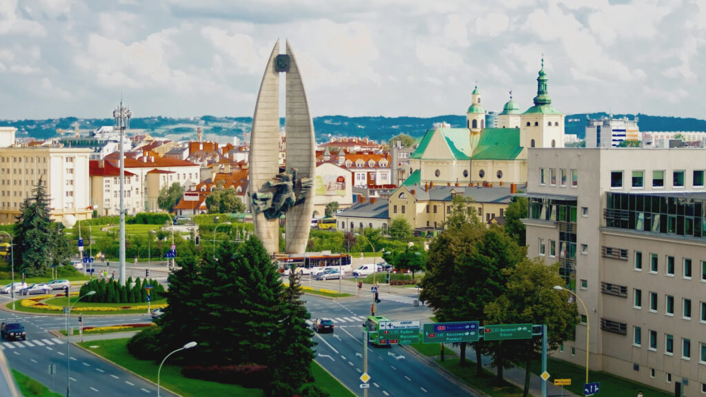 Rzeszów Podkarpackie Panorama miasta, Pomnik Czynu Rewolucyjnego