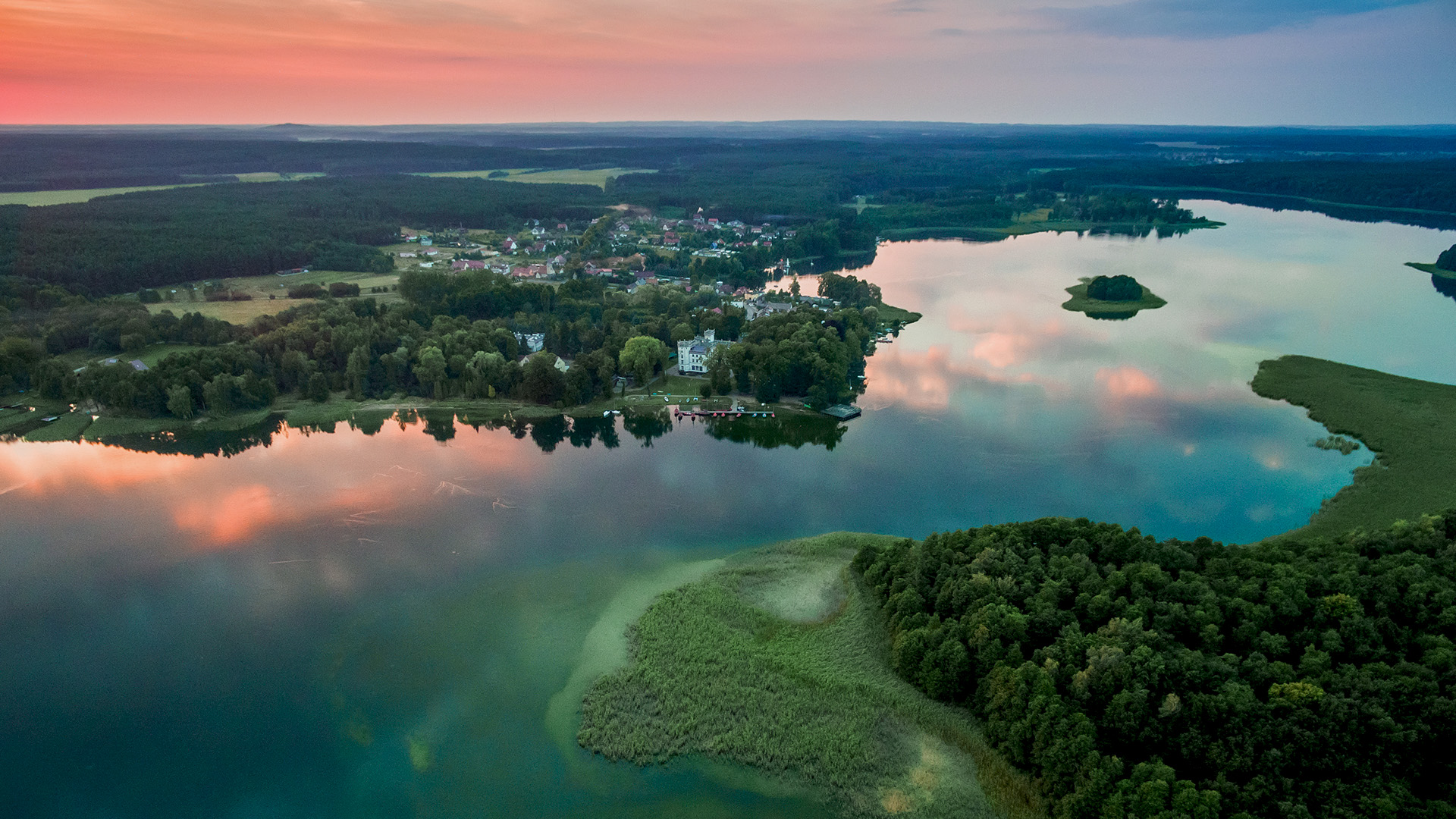 lubuskie; from the sky; drone photography; from the air; from above; poland; landscape; sky; water; lake; sea; nature; blue; ocean; beach; sunset; view; clouds; summer; island; aerial; travel; coast; river; horizon; panorama; forest; cloud; sunrise; vacation; green