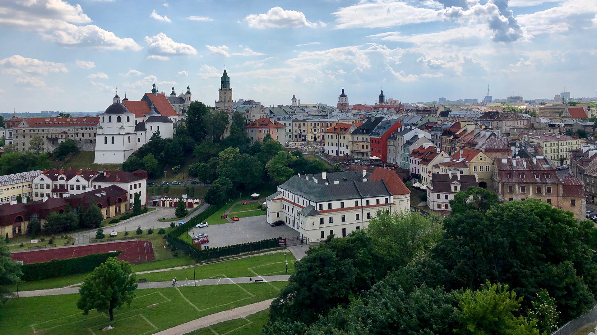 Lublin lubelskie stare miasto, panorama miasta