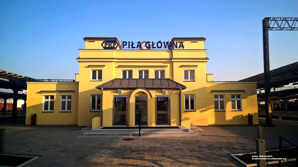 Piła wielkopolskie Dworzec Piła Główna po modernizacji. Marcinekk2